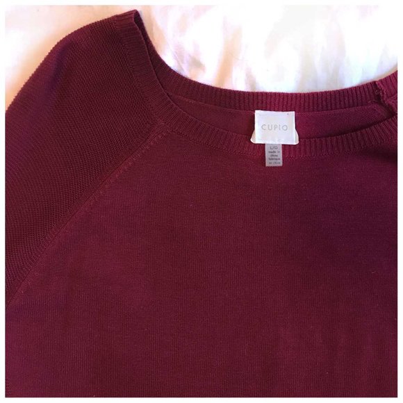 [ CUPIO ] Pull Over Raglan Sweater - Picture 8 of 9